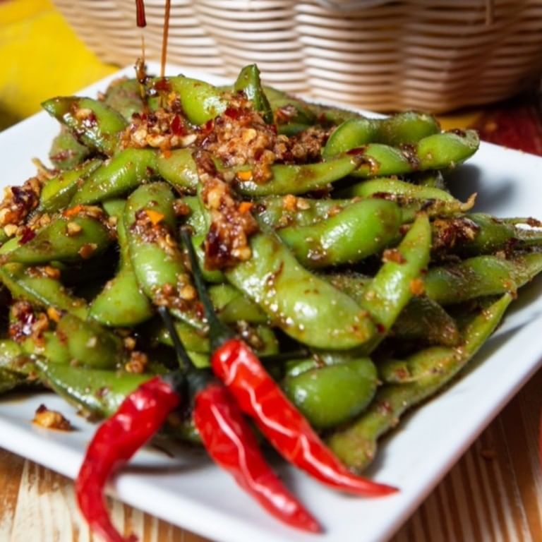 Spicy Edamame.