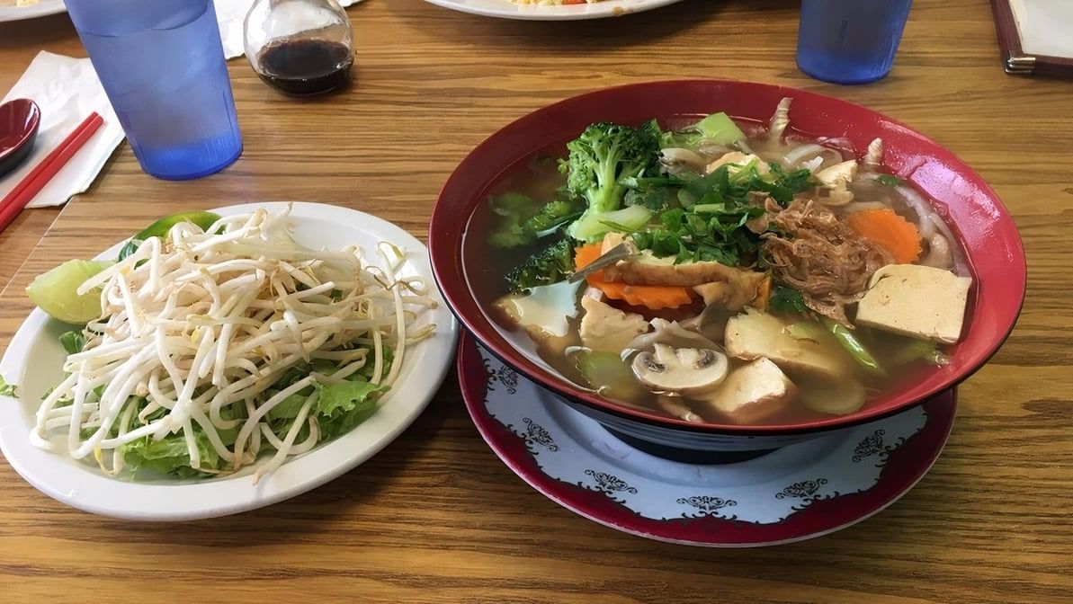 NS4. Rice Noodle Soup (Hu Tieu Chay) (GF).