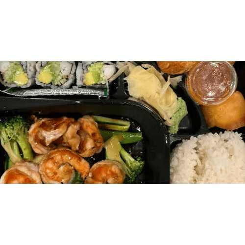 Shrimp Teriyaki Bento Box.