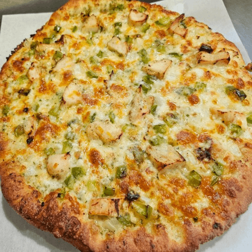 Chicken Fajita Pizza.