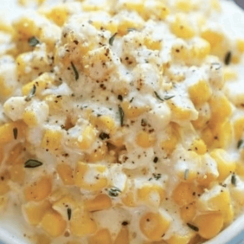 Side of Alfredo Corn.