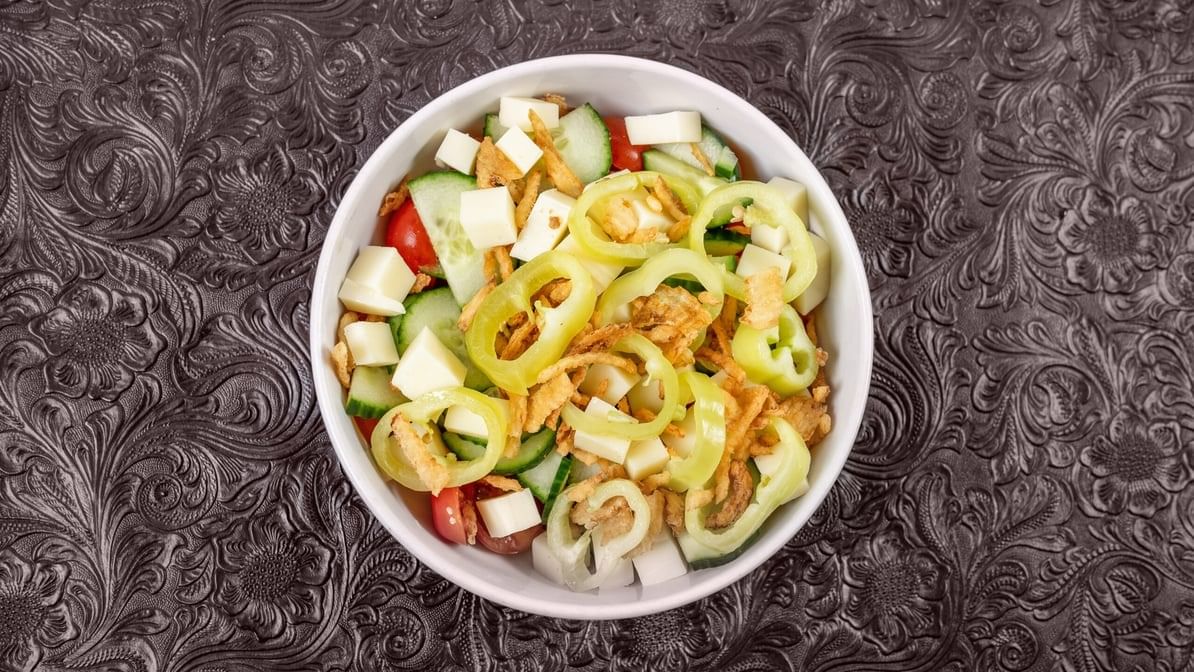 Tomato & Cucumber Salad.