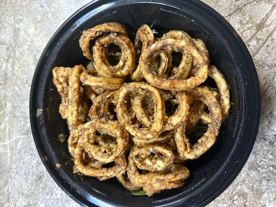 Balsamic fried calamari.