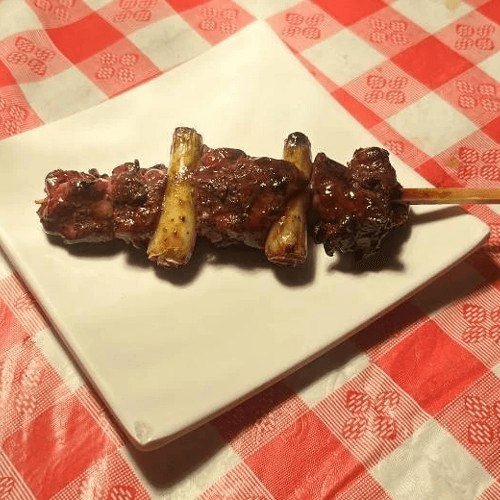 Chicken Liver (Jidori)skewer tare　地鳥レバー串