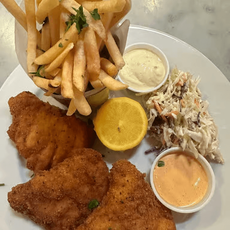 Fish & chips dinner.