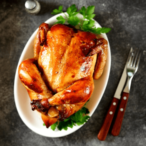 Half Roasted Chicken.