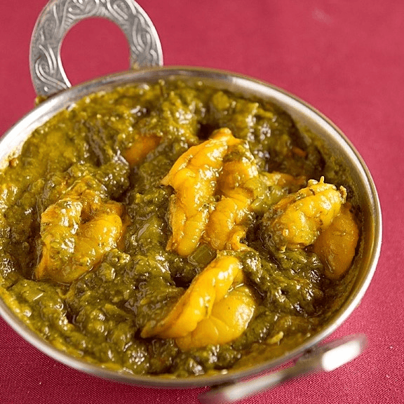 Shrimp Saag.