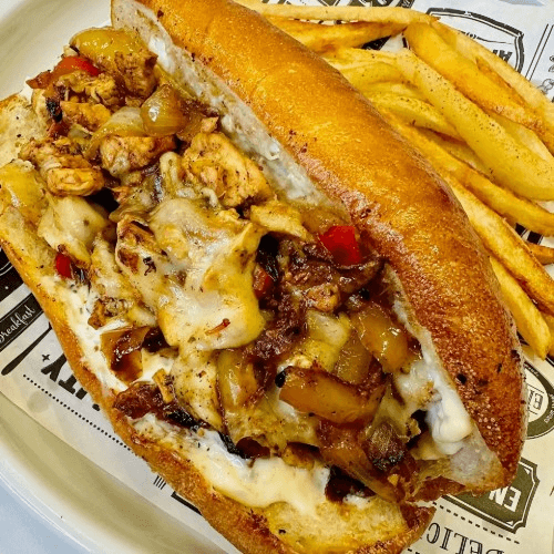 Steak Philly or Chicken Philly.