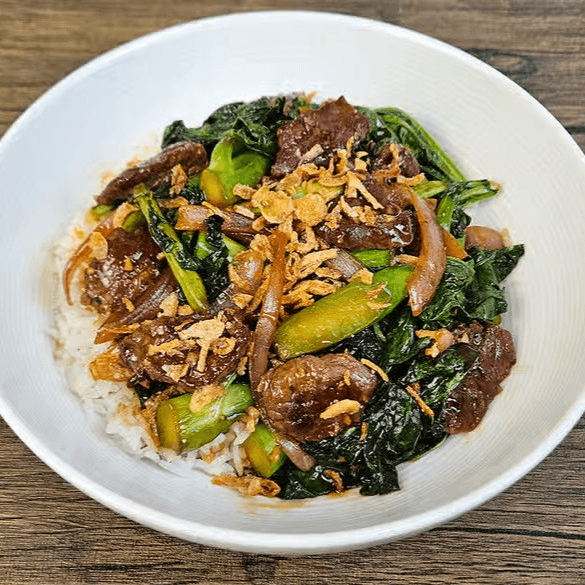 Meat & Broccoli 肉炒芥籣.