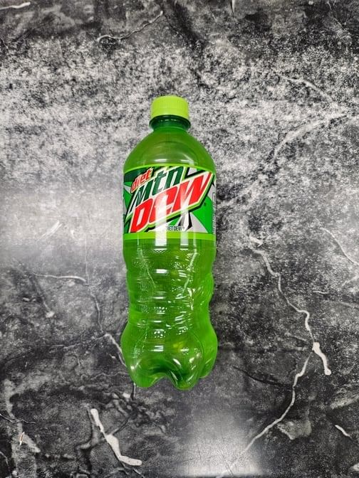 Diet MTN Dew 20oz Bottle.