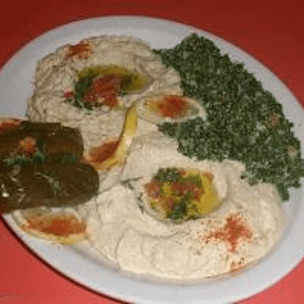 Large cold appetizer combo.