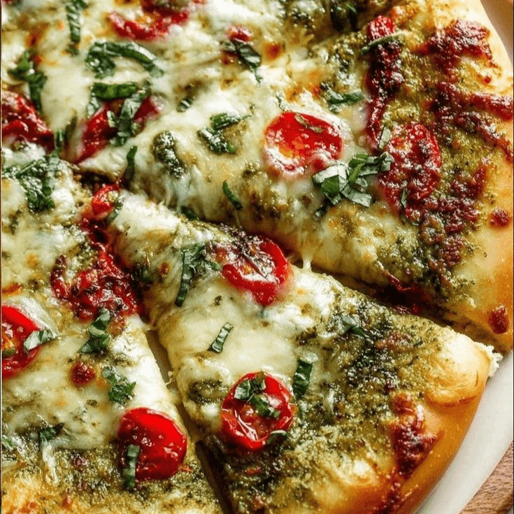 Pesto Pizza.
