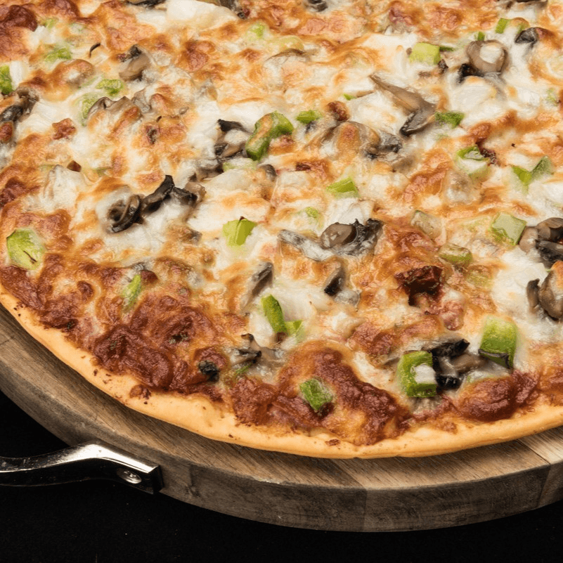 1 Topping Pizza Thin Crust.