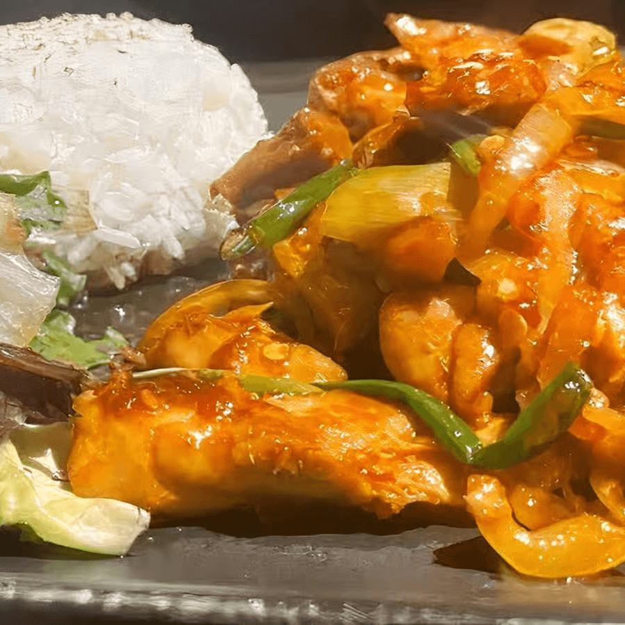 Spicy Chicken Teriyaki.