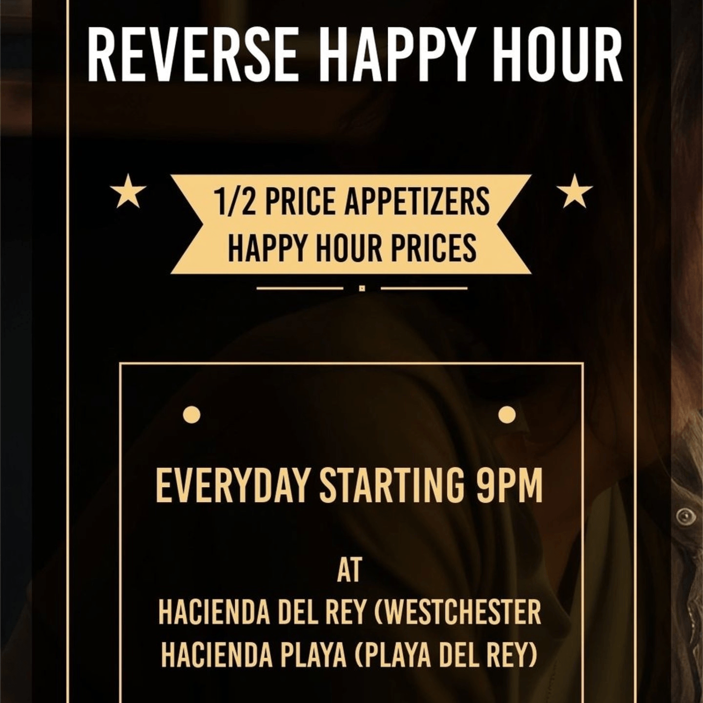 Reverse Happy Hour!