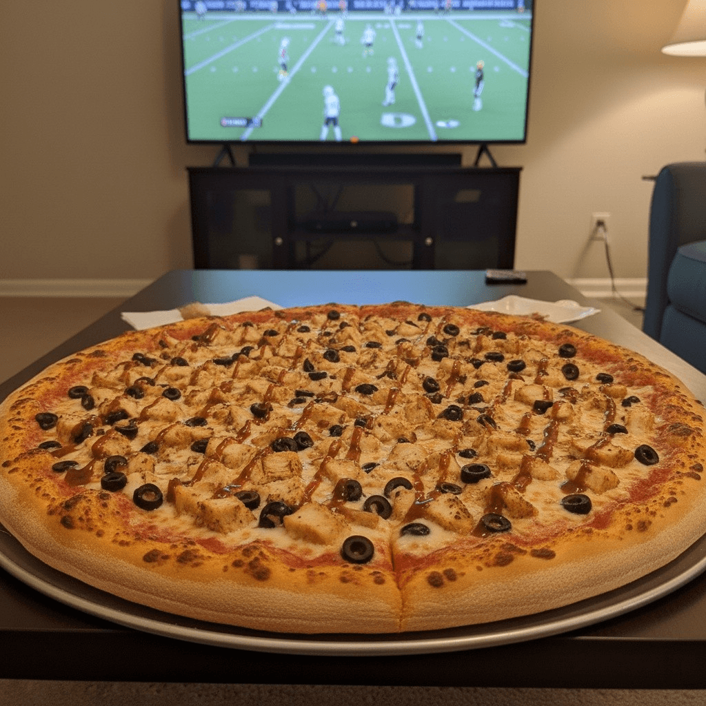 XL with 2 free toppings.