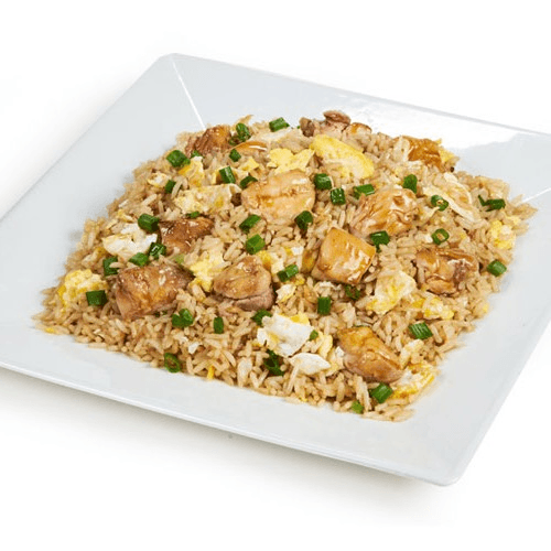 Lunch Chicken Chaufa + Soup + Drink.