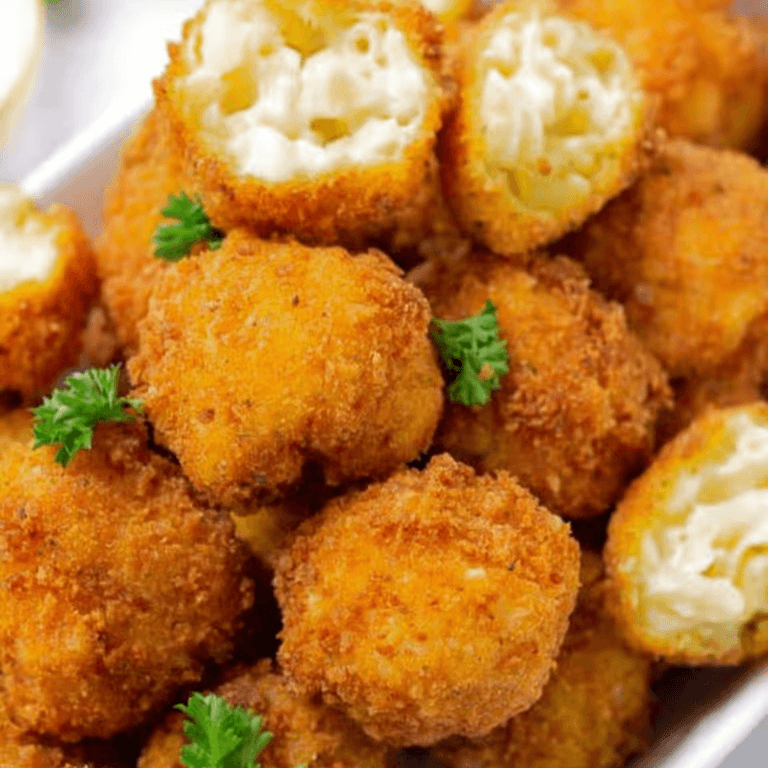 Mac N Cheese Bites.