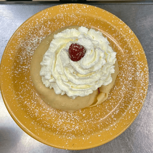 Whip-Cream and Berries Crepe