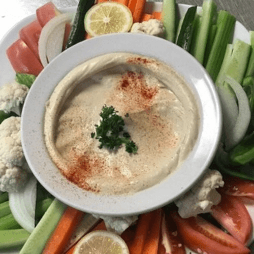 Hummus & Vegetables.