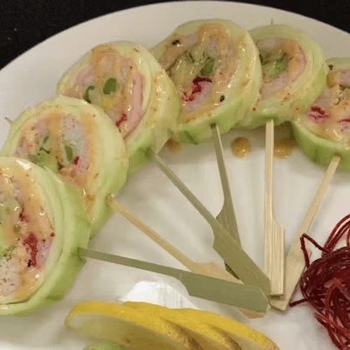 Snow Crab Naruto Specialty Sushi Roll.