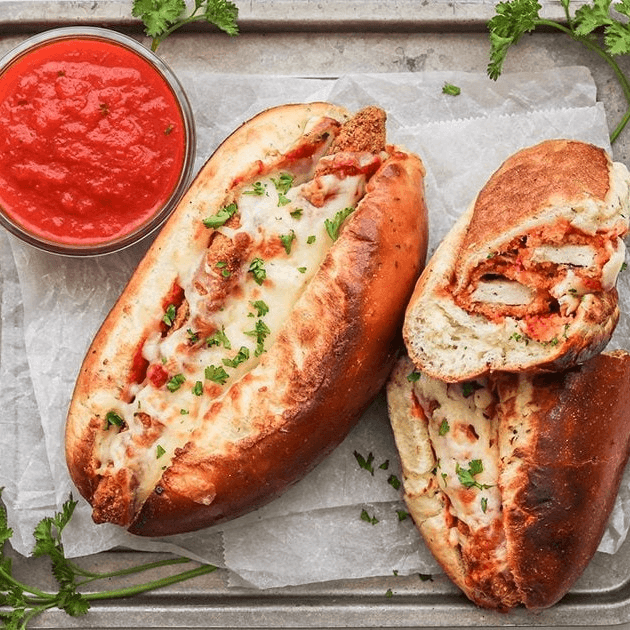 Chicken Parm Sub.