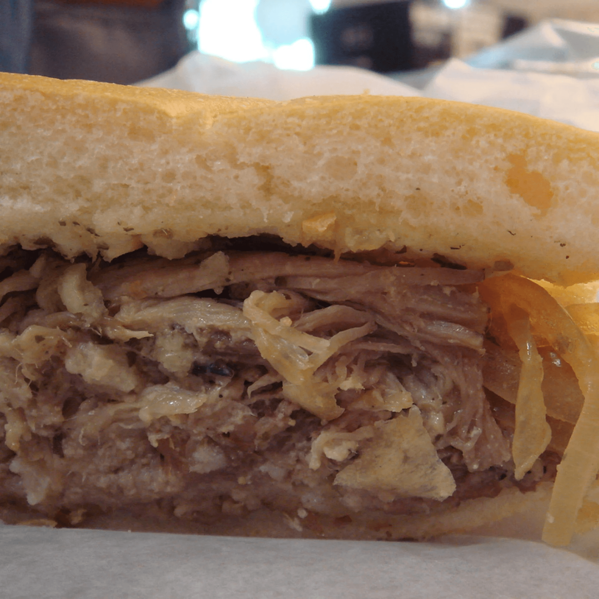 Roast Pork Sandwich / Pan con Lechon.