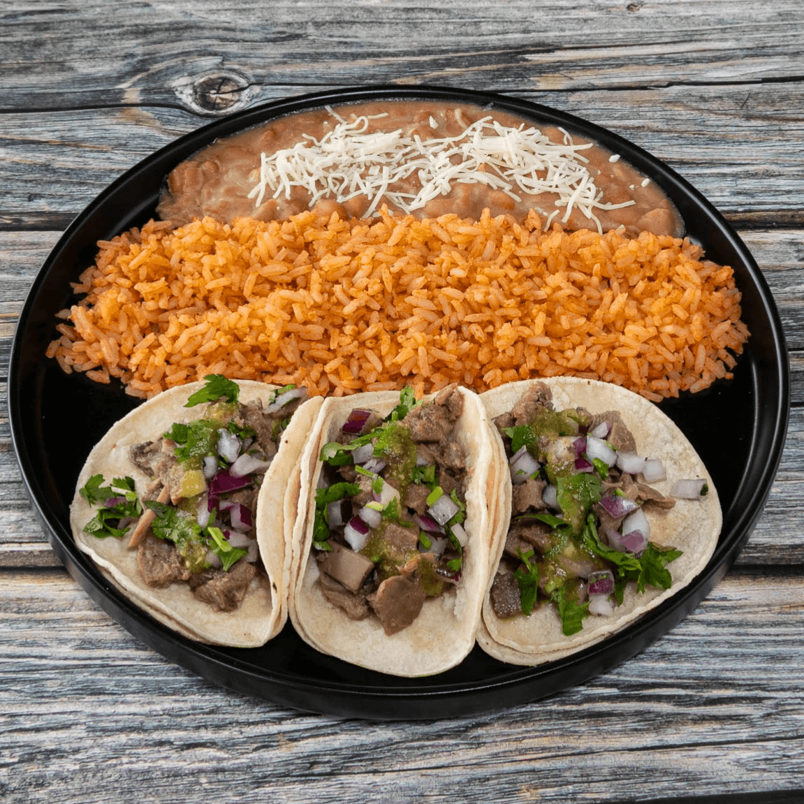 3 Taco Meal - Lengua.