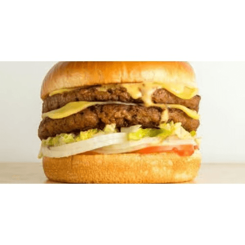 Vegan Double Cheese Burger.