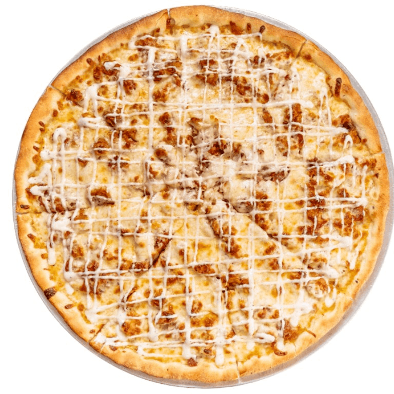 Chicken Bacon Ranch Pizza.