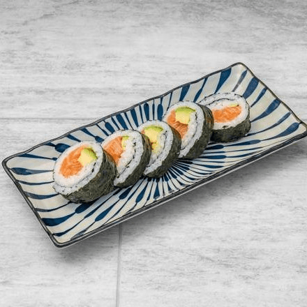 Salmon Avocado Hand Roll.