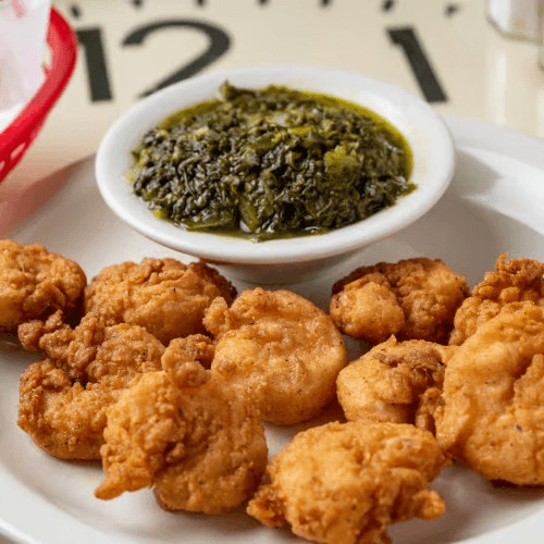 Jumbo Local Gulf Fried Shrimp.