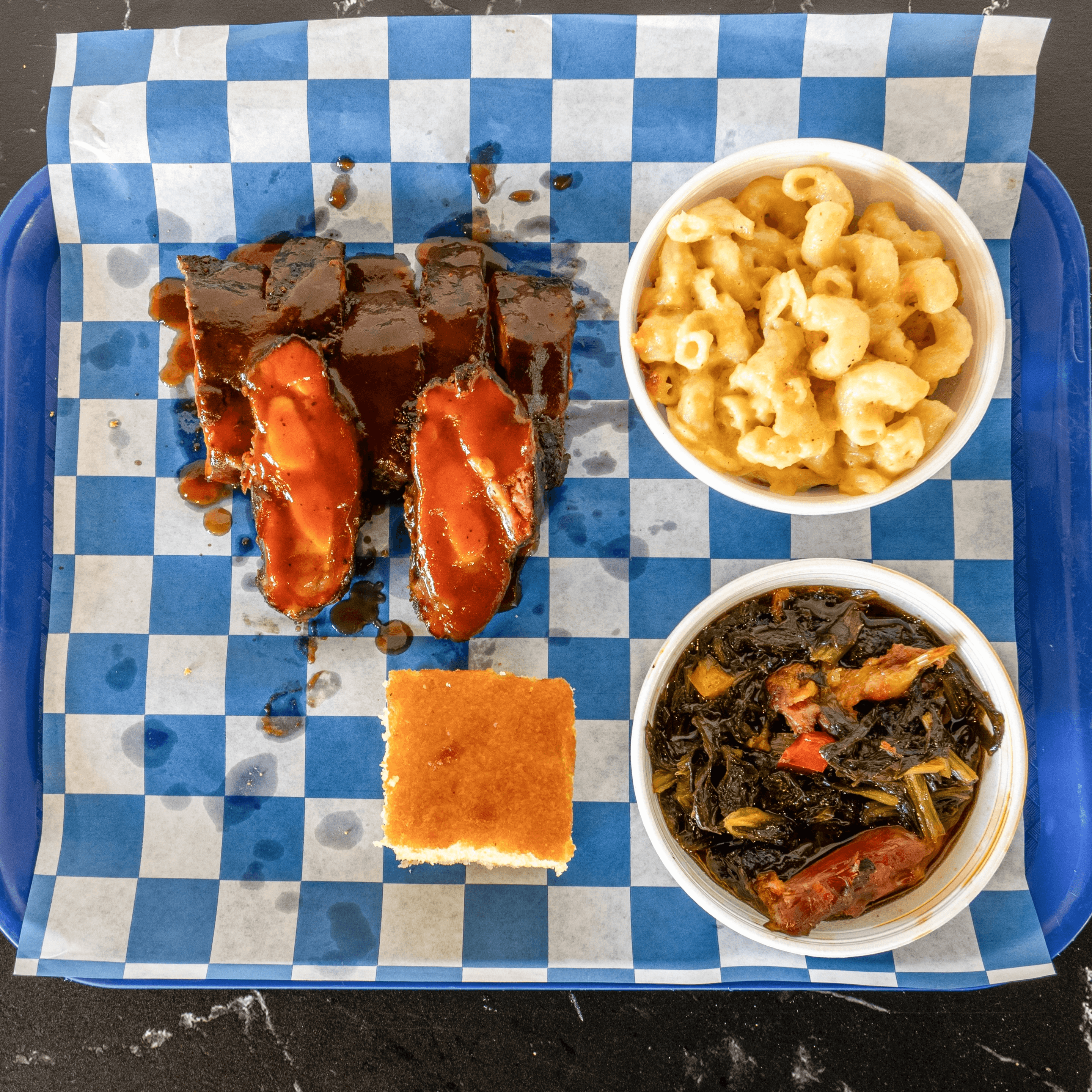 Rib Tips with 2 Regular Sides.