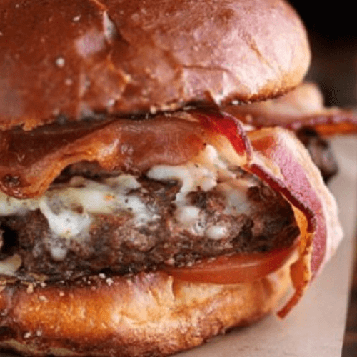 Bacon Cheeseburger (100% Angus Beef ).