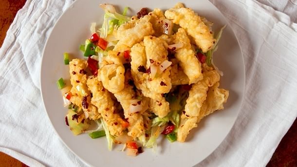 Spicy Salt & Pepper Calamari.