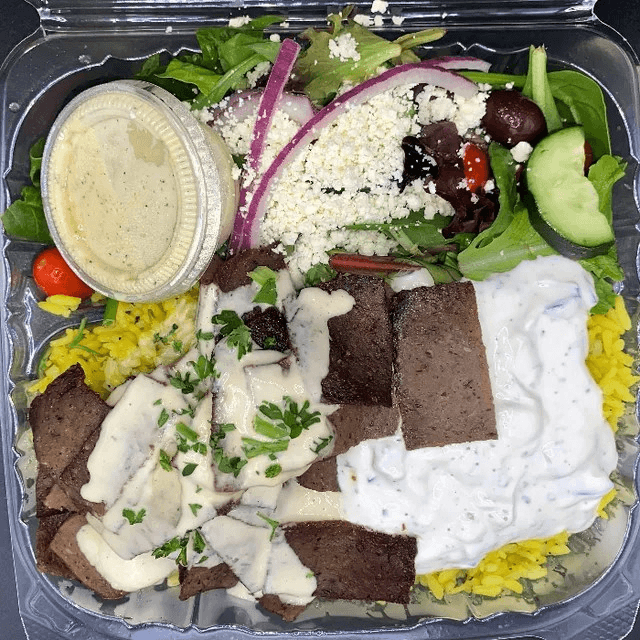 Beef ＆ Lamb Gyro Plate.