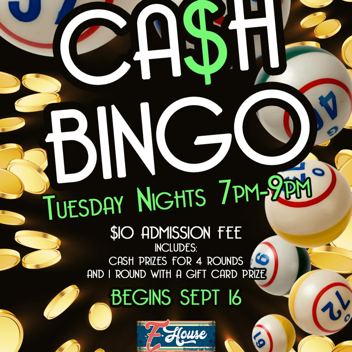 Cash Bingo Tuesdays