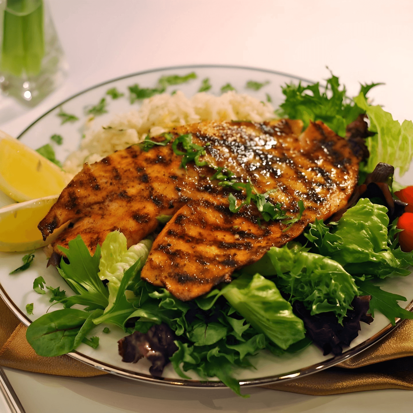  Grilled Citrus Infused Tilapia Plate 🐟🔥🍋