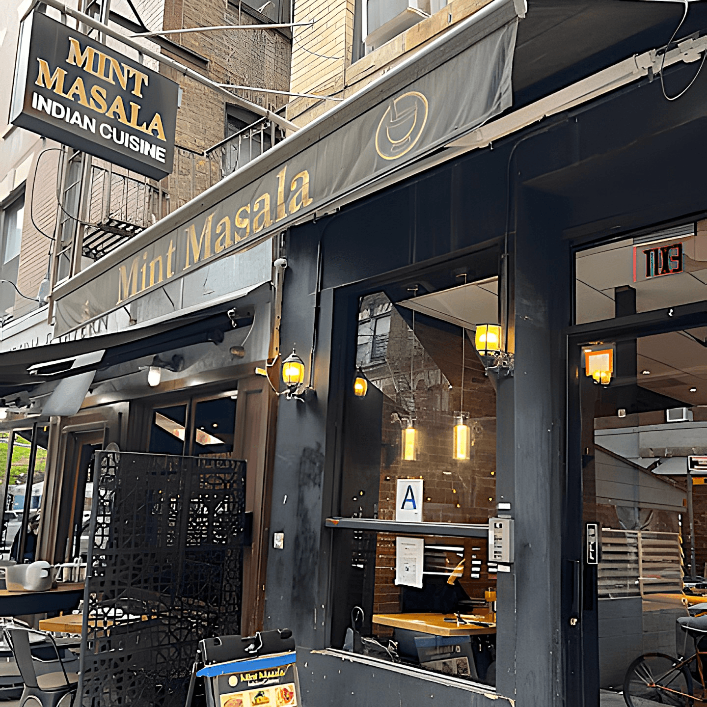 Indian cuisine with fresh ingredients