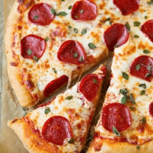 One Large 14" Cheese Pizza with 1 Topping & 10 Buffalo Wings.