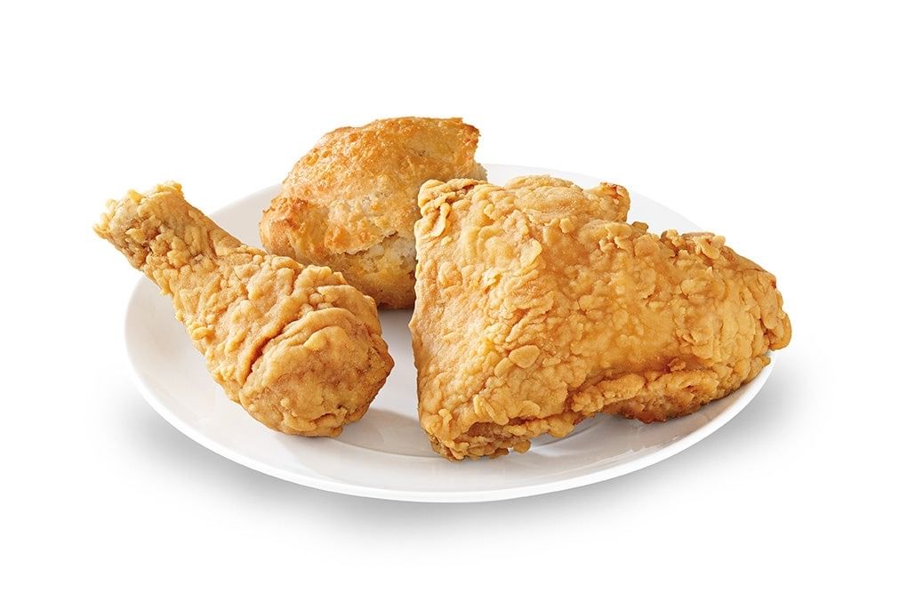 2 Pcs Chicken with Biscuit.