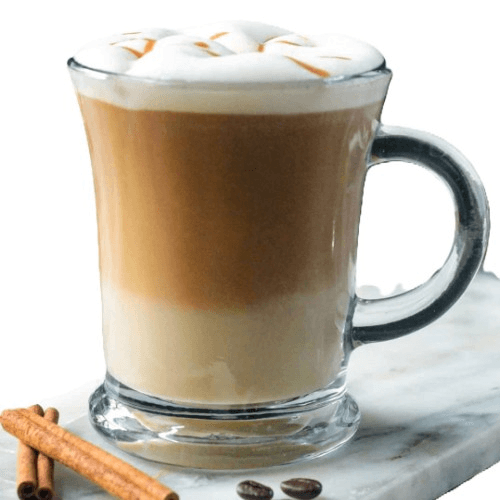 Caramel Apple Crisp Macchiato, Hot.