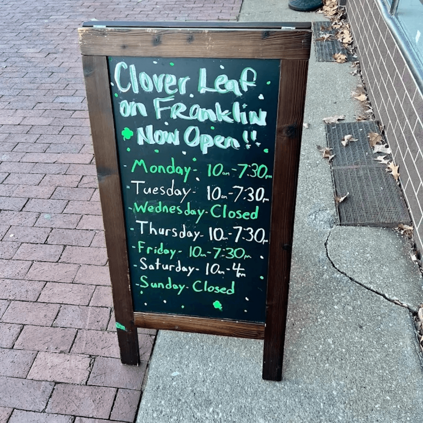 Bringing Clover Leaf on Franklin to You