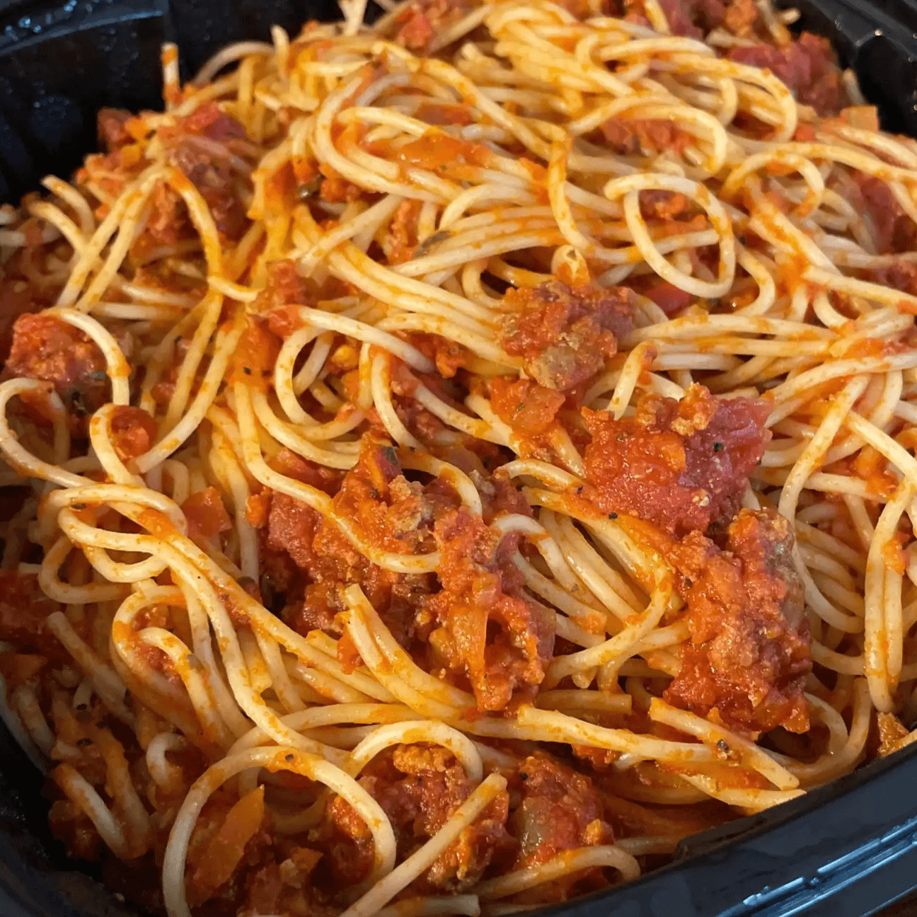 Spaghetti Bolognese.