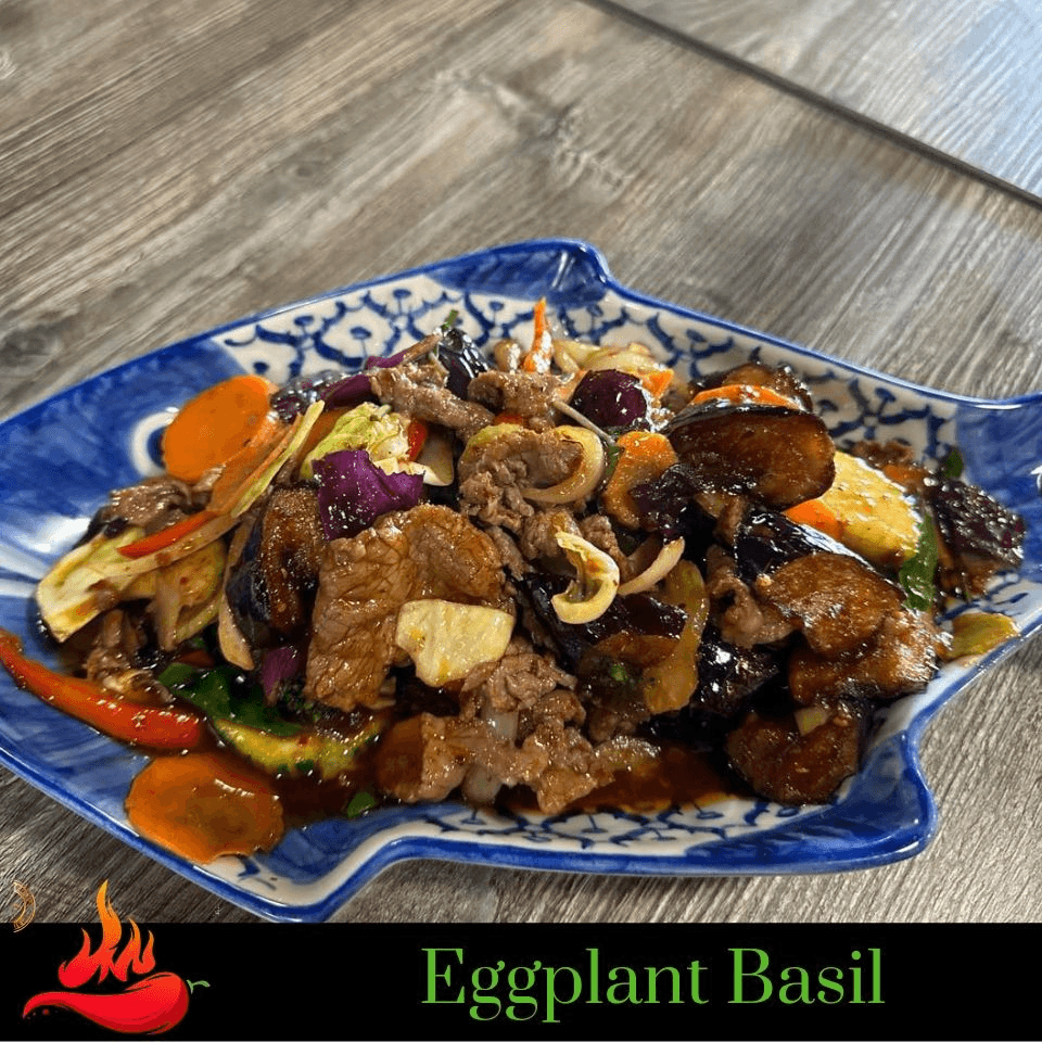 Eggplant Basil.