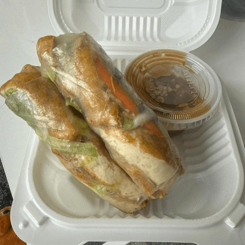 C1.  Veggie summer rolls.