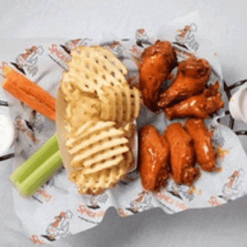 10 PC Wing Combo Daily Special.