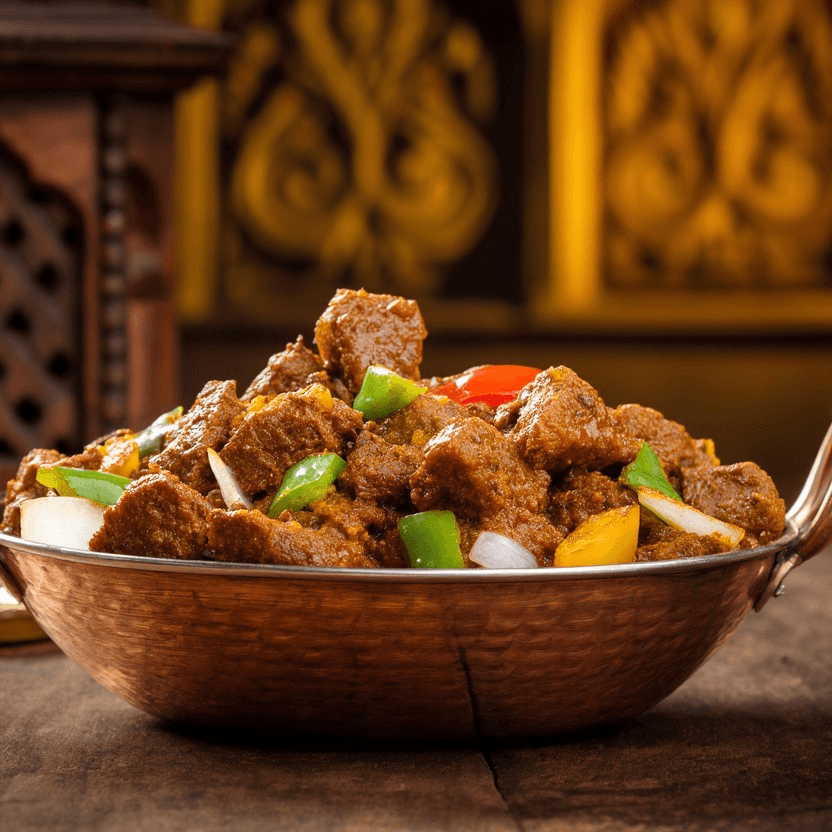 Goat Karahi (with bones).