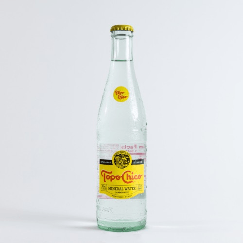 Topo Chico Mineral Water.