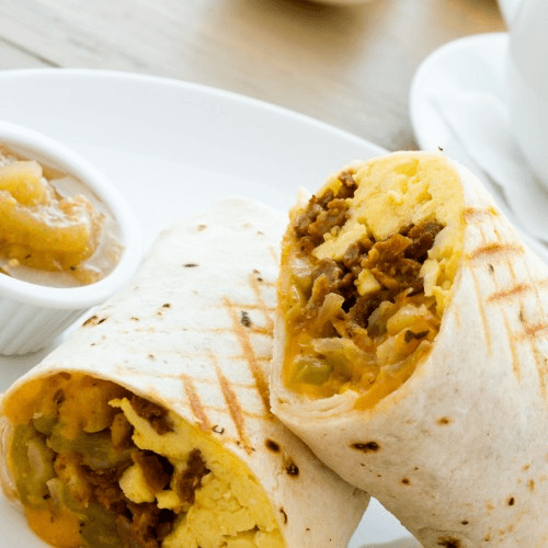 Ham & Cheese Burrito.